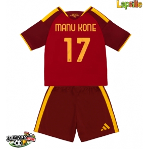 AS Roma Manu Kone #17 Kotipaita Lapsille 2026-27 Lyhythihainen (+ shortsit)